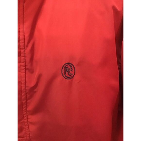 Dryjoys By Footjoy Quarter‎ Button Up Golf Pullover Windbreaker Jacket Red Large - Picture 6 of 6